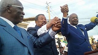 Gabonese opposition candidate declares himself winner of the election